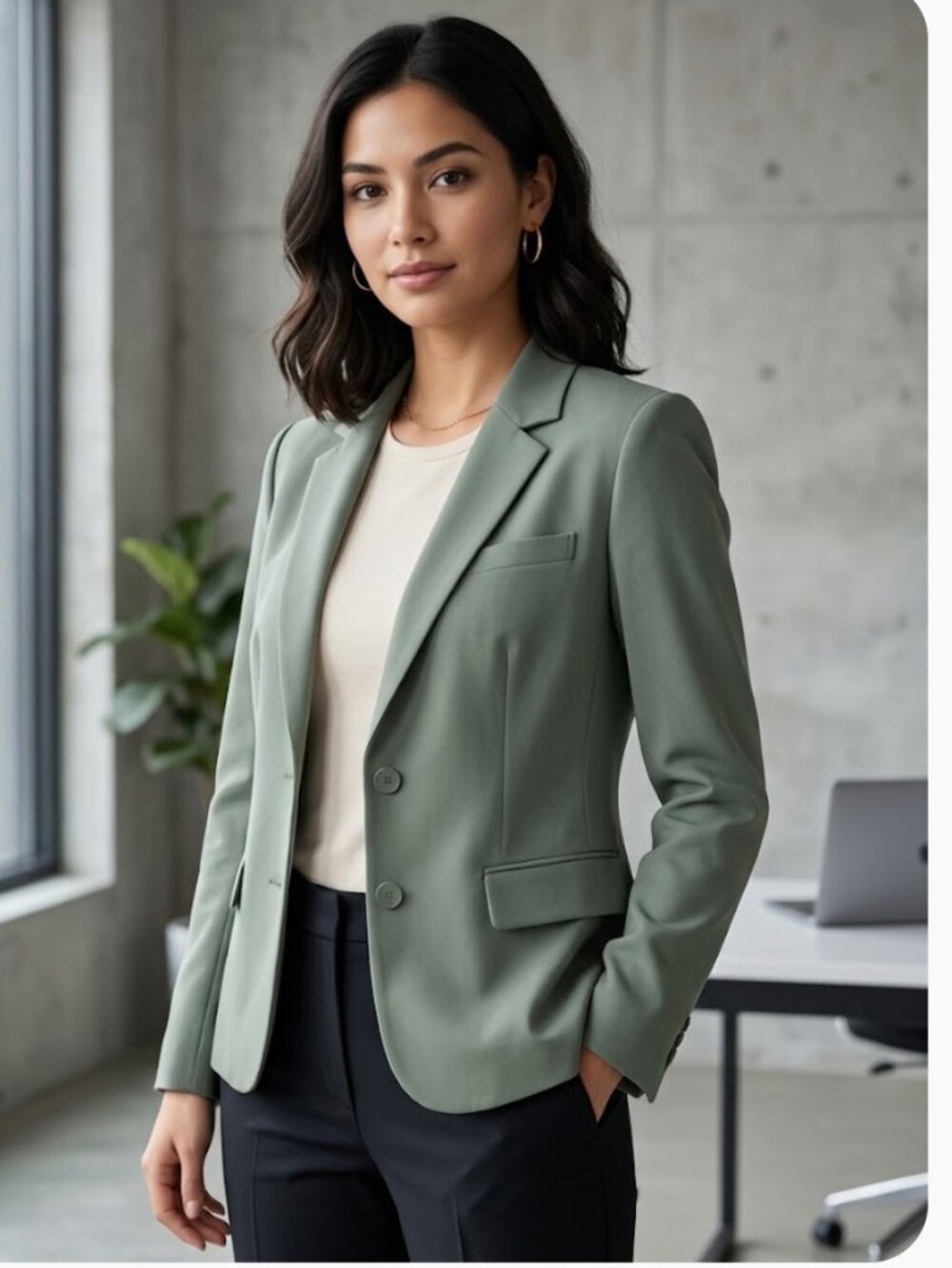 NWT J.Crew $198 Green Two Button Blazer SZ-14